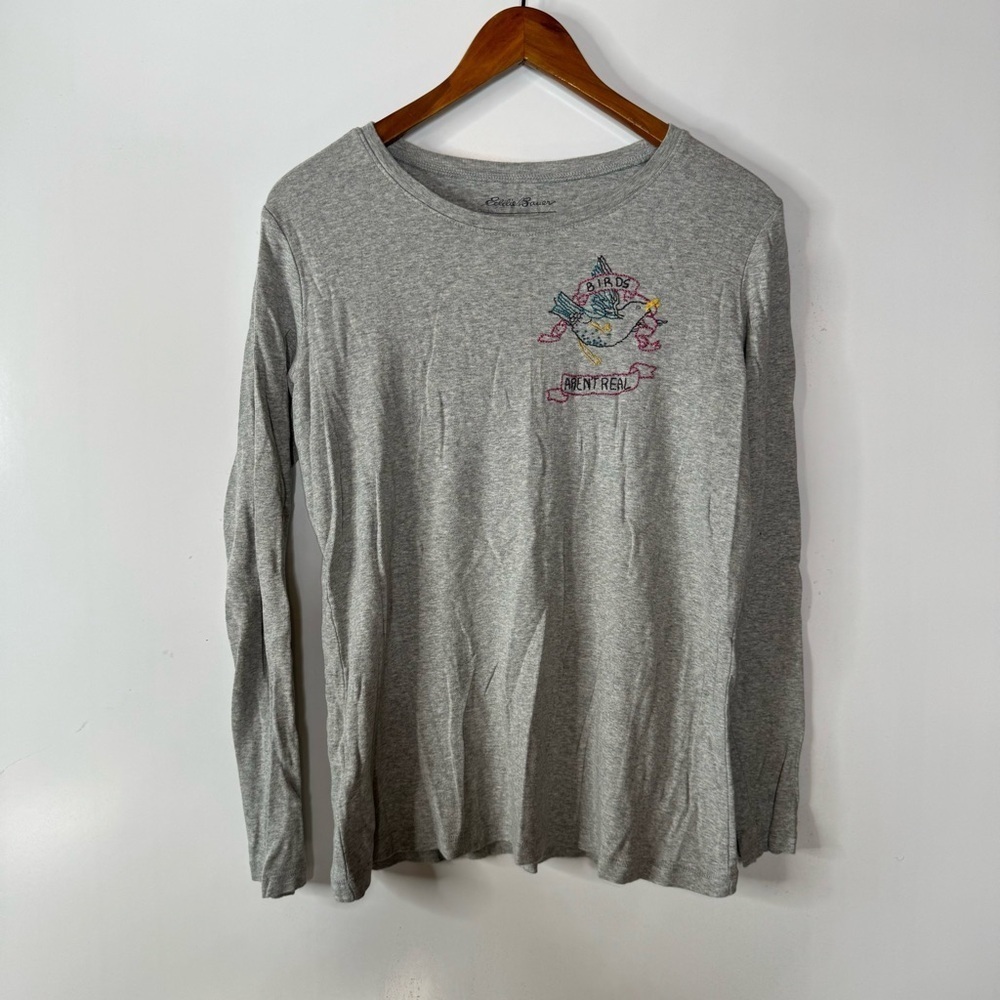 Eddie Bauer Embroidered Long Sleeve Shirt Size Xlarge